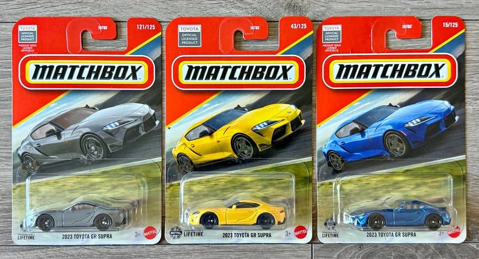 Matchbox Toyota GR Supra Set