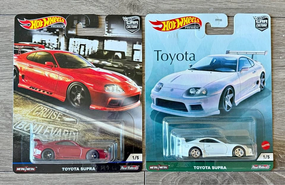 Hot Wheels Premium Toyota Supra Set