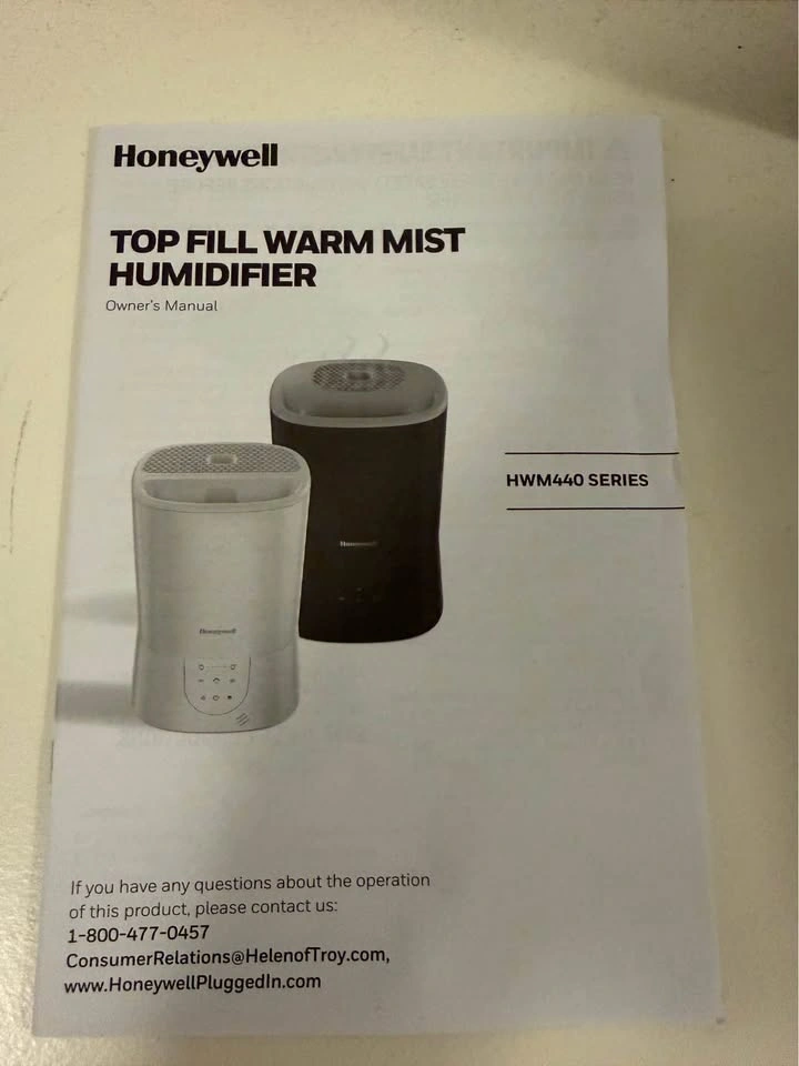 Honeywell HWM440 Series Top Fill Warm Mist Humidifier - photo 4