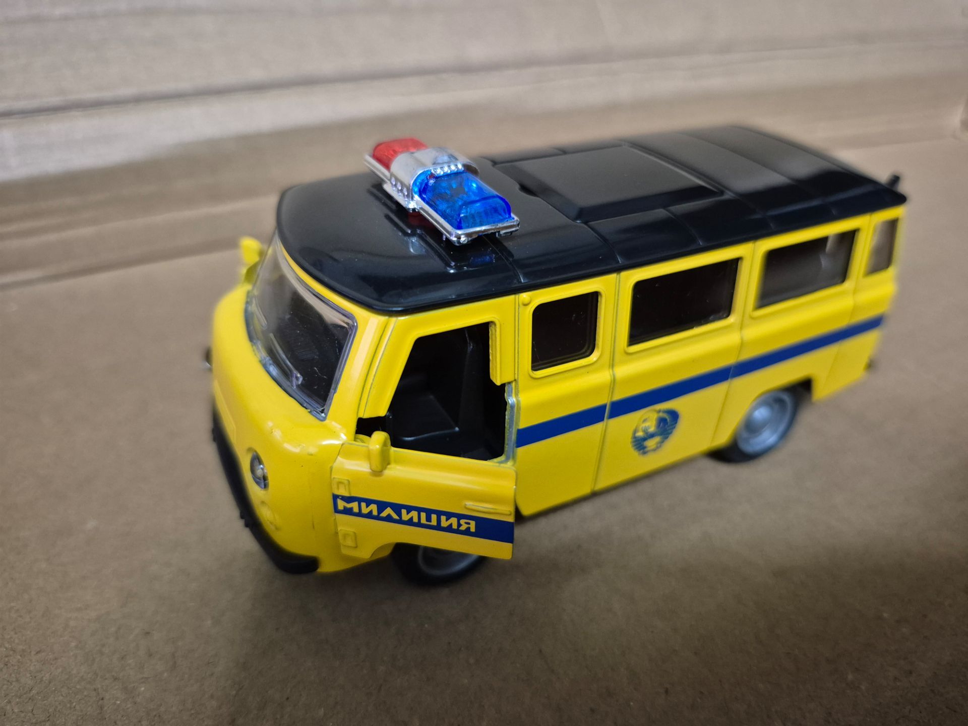 Soviet Russian Police Van die cast model toy