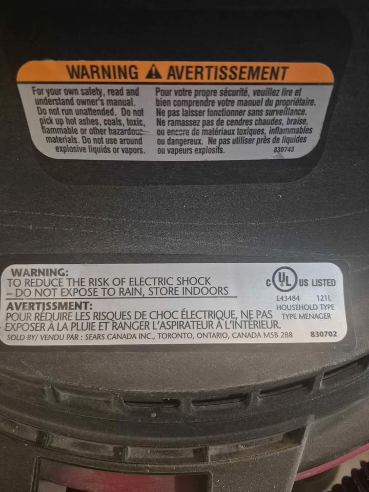 Craftsman 34L Wet/Dry Shop Vac – 4.0 HP - photo 3