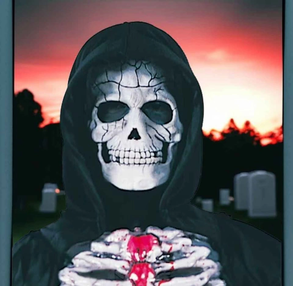 Bleeding Skeleton Halloween Costume Children Size 12 / 14 - photo 2