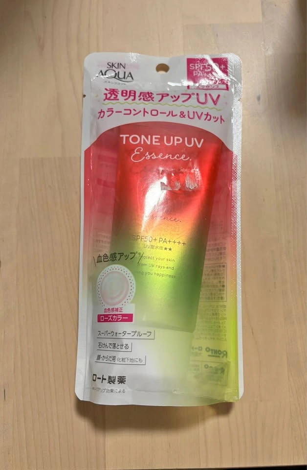 SKIN AQUA Tone Up UV Essence SPF50+ PA++++ Rose 80g