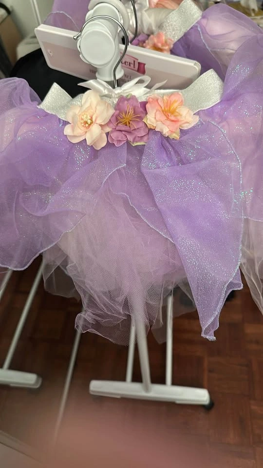 DJDLPARTY Girls Purple Fairy Costume Set - photo 3