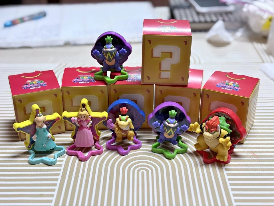 McDonald's Super Mario Galaxy Movie Happy Meal Toys