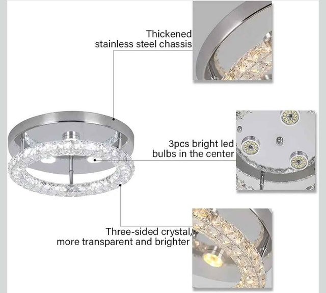Brand new in the box Modern LED K9 Crystal Chandelier - photo 4