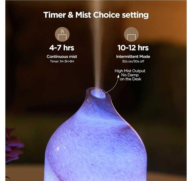 Brand New Xianyou Essential Oil Diffuser Hand Blown - photo 3