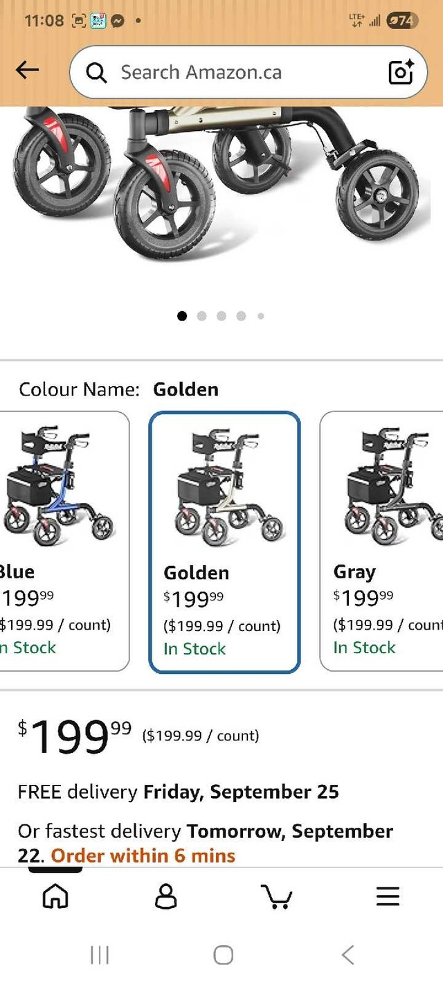 Walkers for Seniors with Seat - photo 2