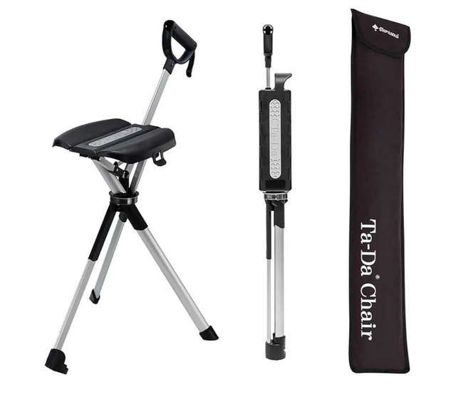 STEP2GOLD Ta-Da Chair Series 2 - Portable Walking Stick