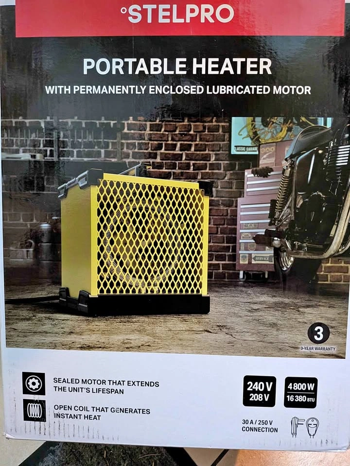 Stelpro 240v electric construction heater
