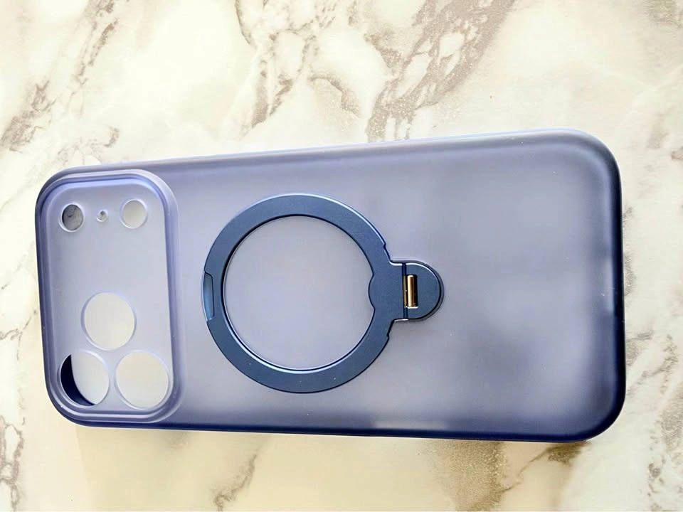 iPhone 17 Pro Max Case – MagSafe Compatible + 360° Rotating Stan