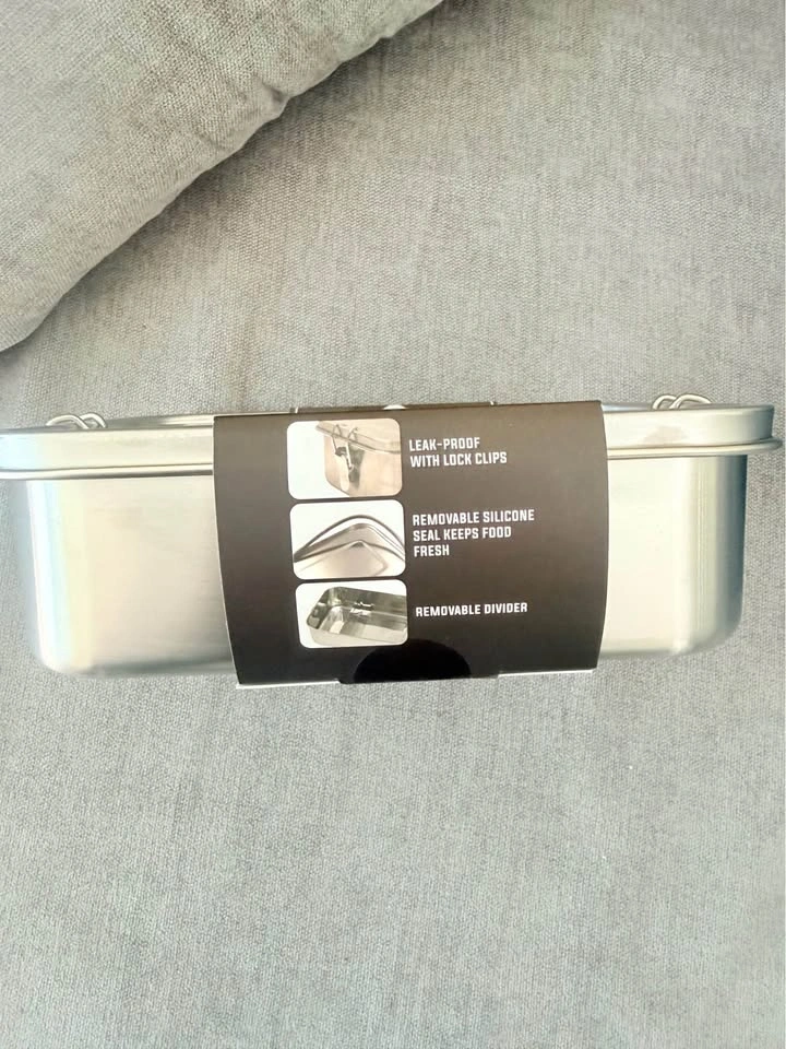 Gourmet Kitchen Bento Lunch Kit – 1400 mL Stainless Steel Contai - photo 4