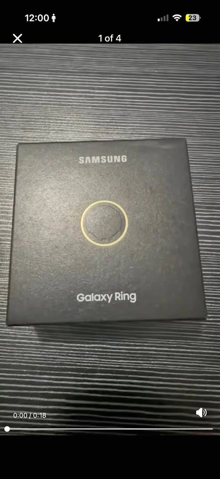 Samsung Galaxy Ring Gold Sealed Size-9