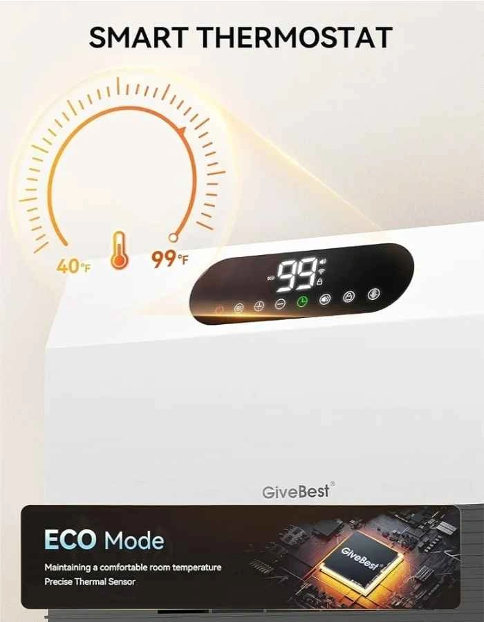 GiveBest 1500W Wall-Mounted Electric Space Heater - photo 5