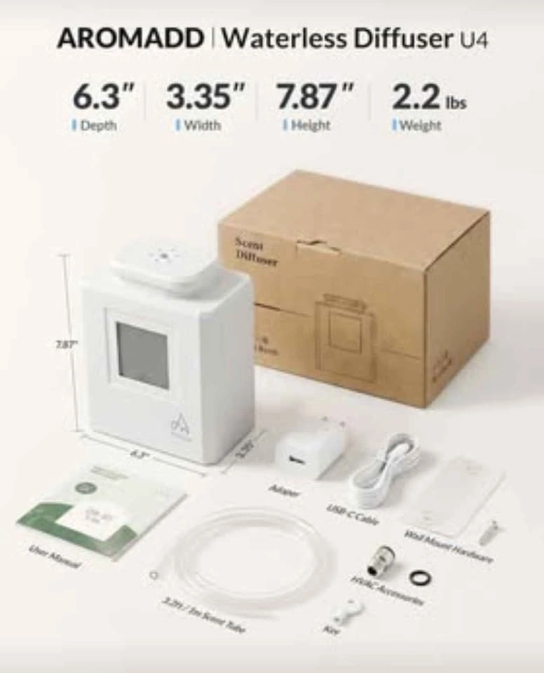 AROMADD U4 HVAC Scent Diffuser for Whole Home, 3000 Sq Ft - photo 3