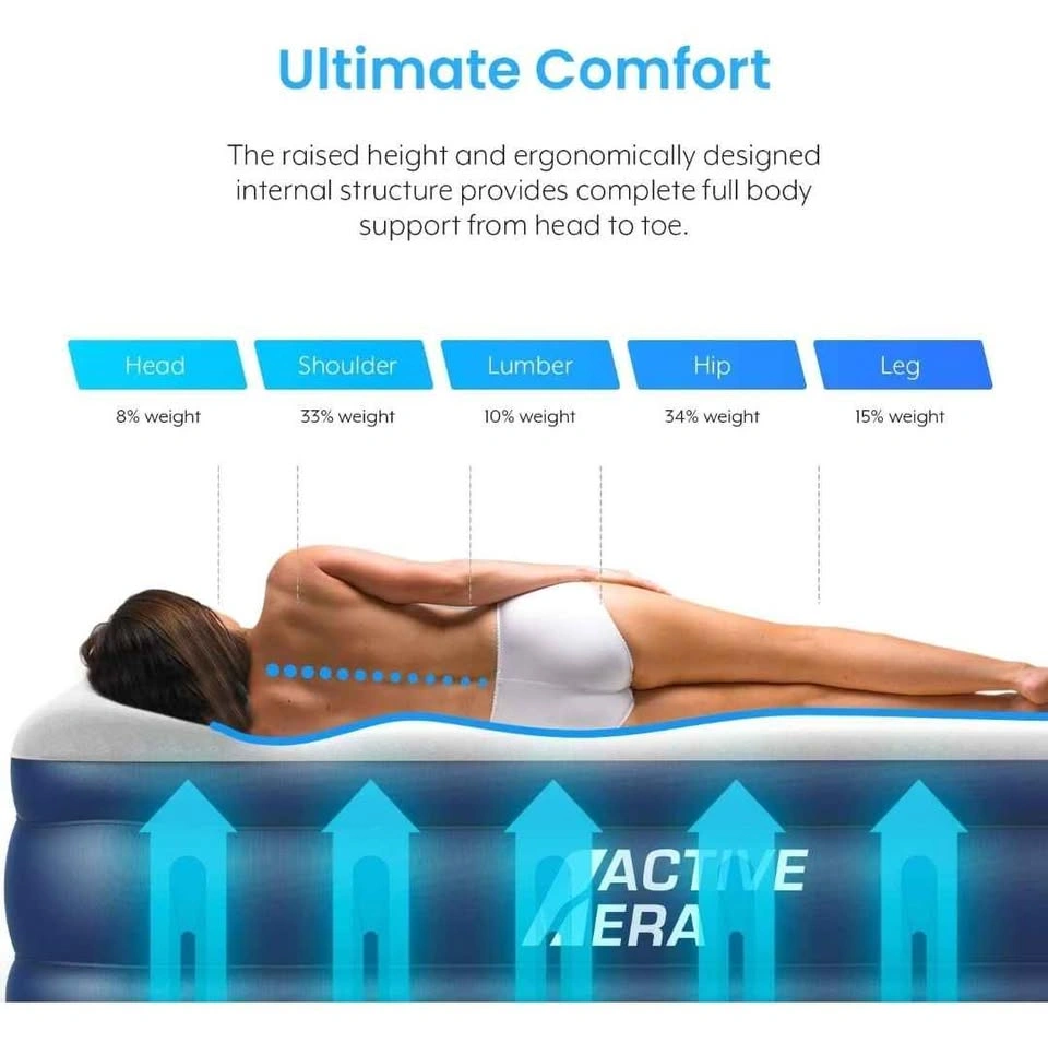Active Era Premium Twin Air Mattress with Built-in Pump - photo 3