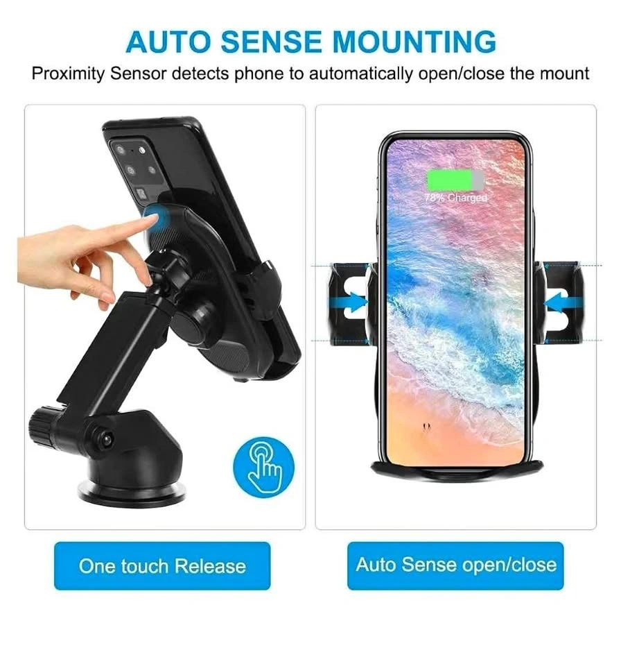 Car Mount phone holder Air Vent plus Wireless Car Charger