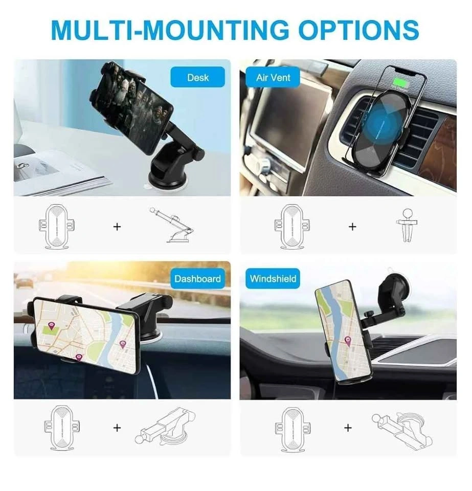 Car Mount phone holder Air Vent plus Wireless Car Charger - photo 2