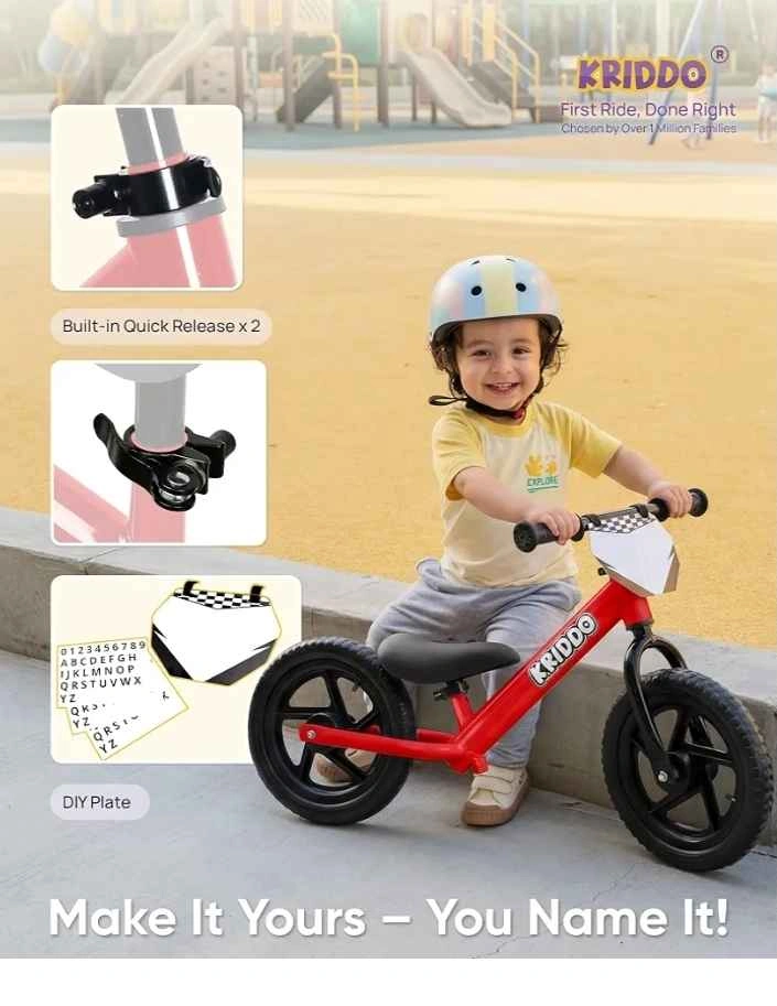 New KRIDDO Toddler Balance Bike 12 Inch - photo 5