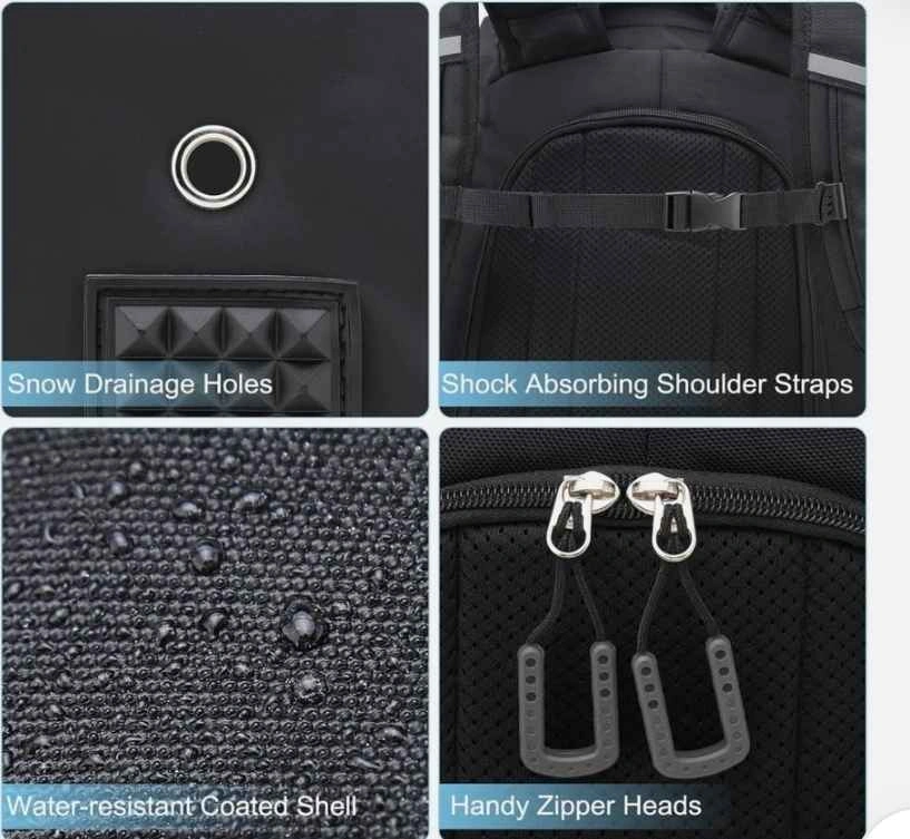 Brand new MoopGou 50L Waterproof Ski Boot Travel Backpack - photo 5