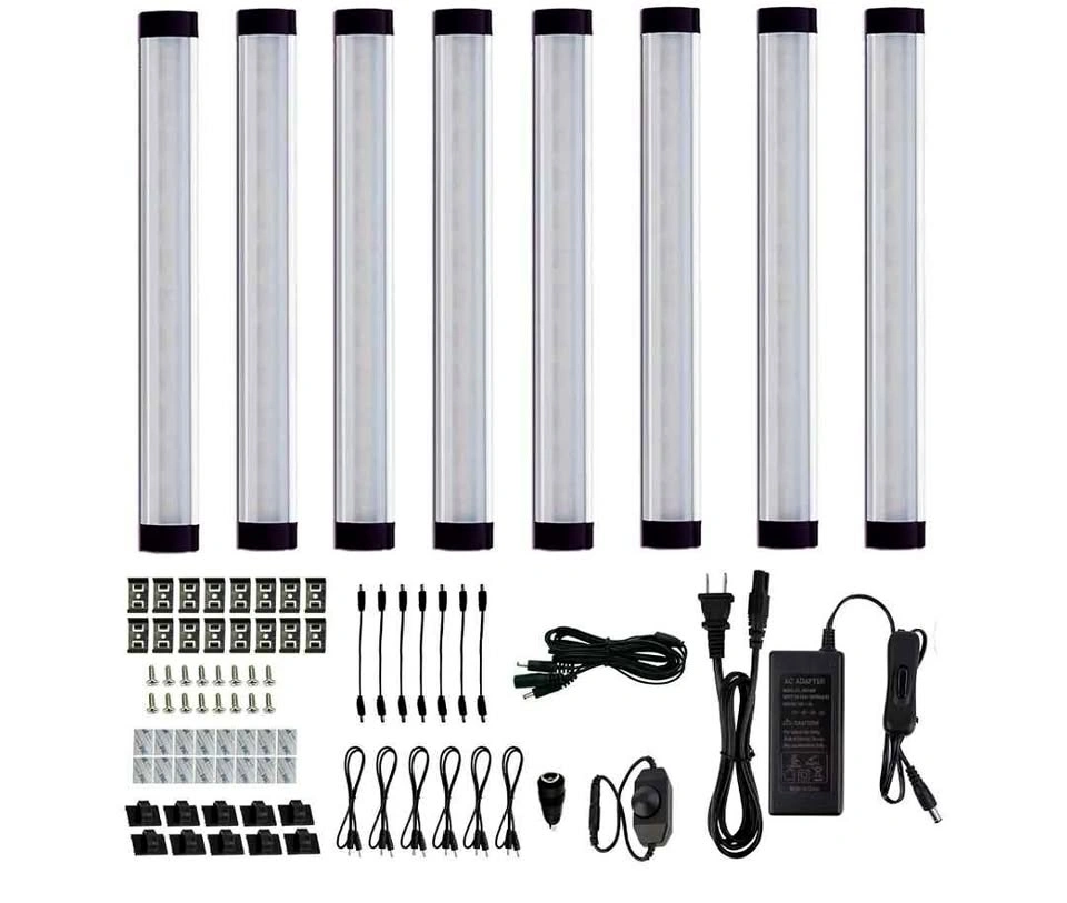 AIBOO Under Cabinet LED Puck Lights Kit - 8 Panels