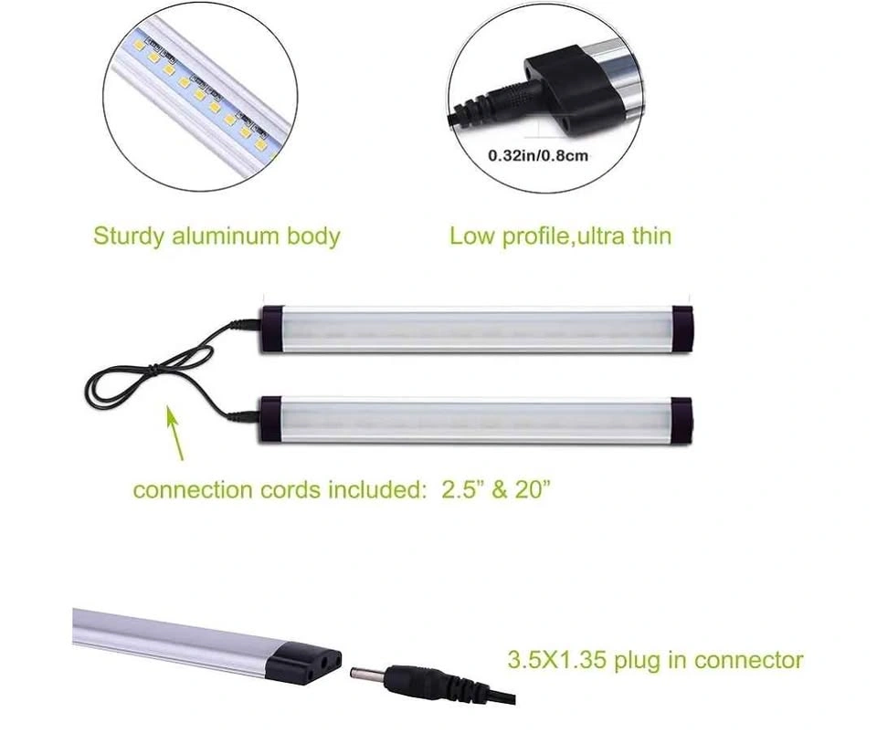 AIBOO Under Cabinet LED Puck Lights Kit - 8 Panels - photo 4