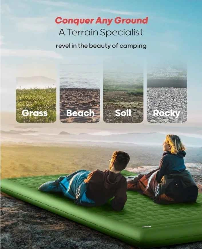 QPAU 2 Person Sleeping Pad and Camping Mattress - photo 3