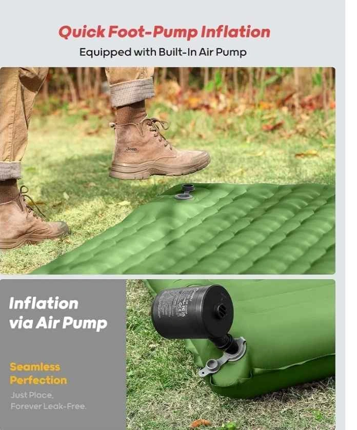 QPAU 2 Person Sleeping Pad and Camping Mattress - photo 4