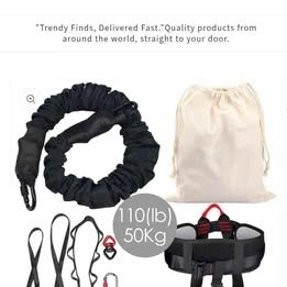 Heavy Bungee Fitness Kit Resistance Belt for Home Gym - photo 5