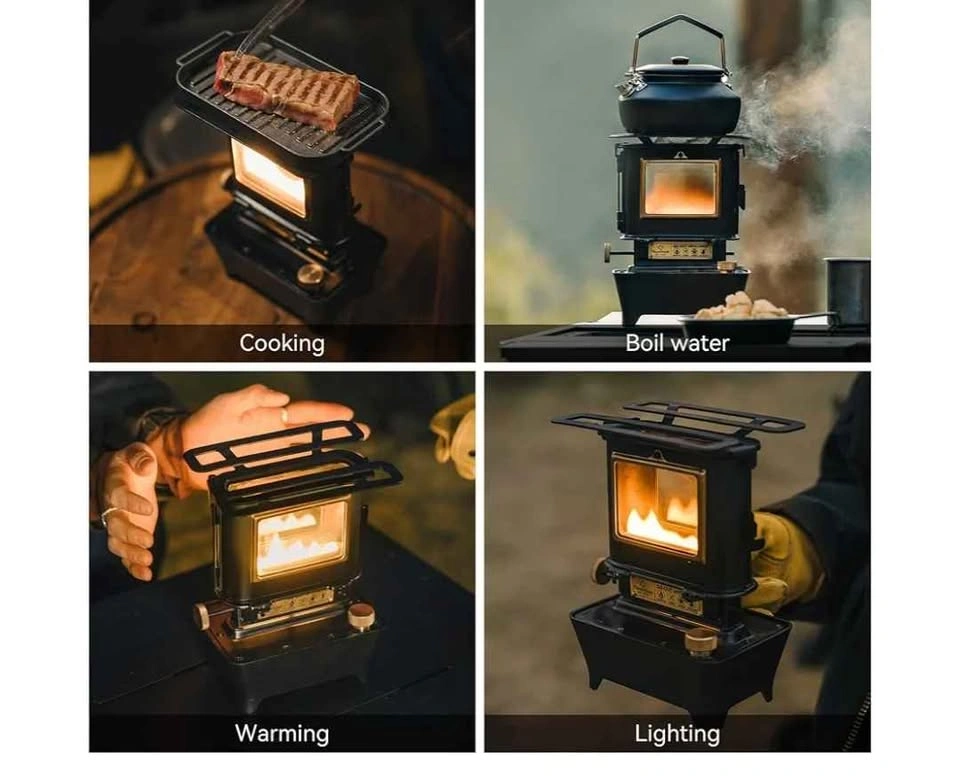 New Thous Winds Camping Oil Lantern Stainless Steel - photo 2