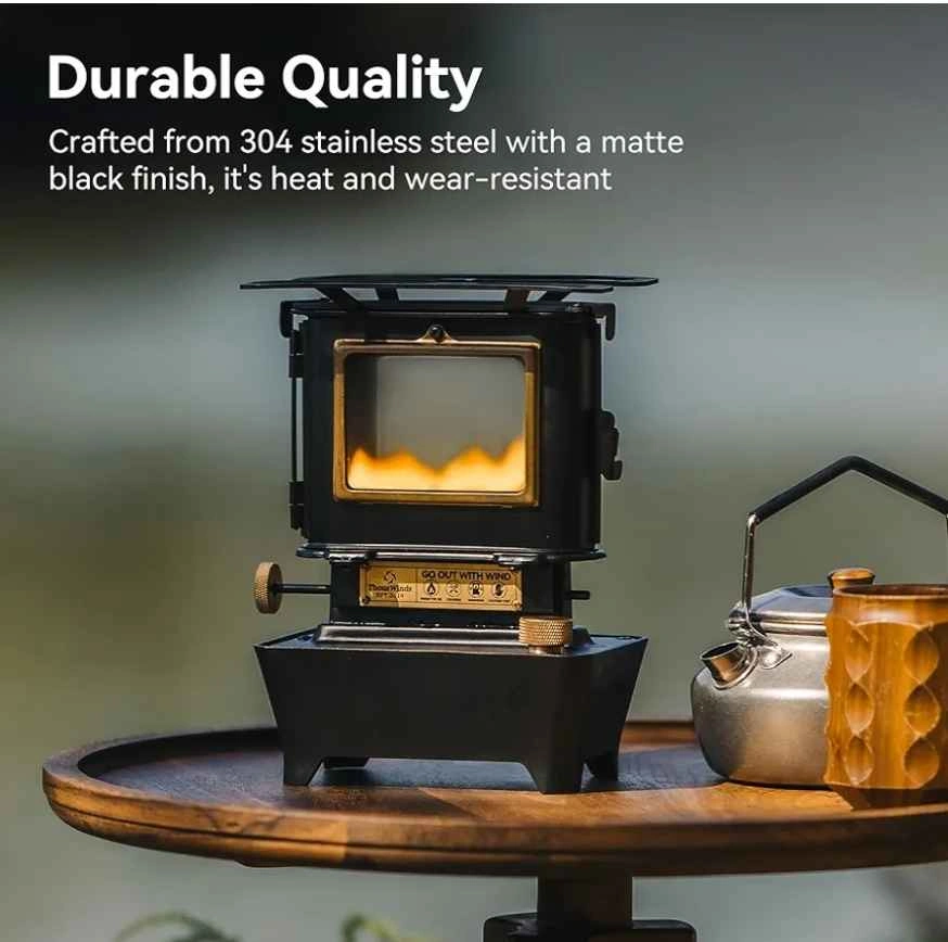 New Thous Winds Camping Oil Lantern Stainless Steel - photo 5