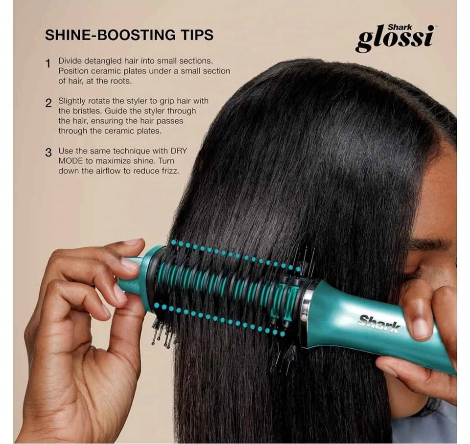 Shark Glossi 2-in-1 Hot Tool & Air Glosser - photo 4