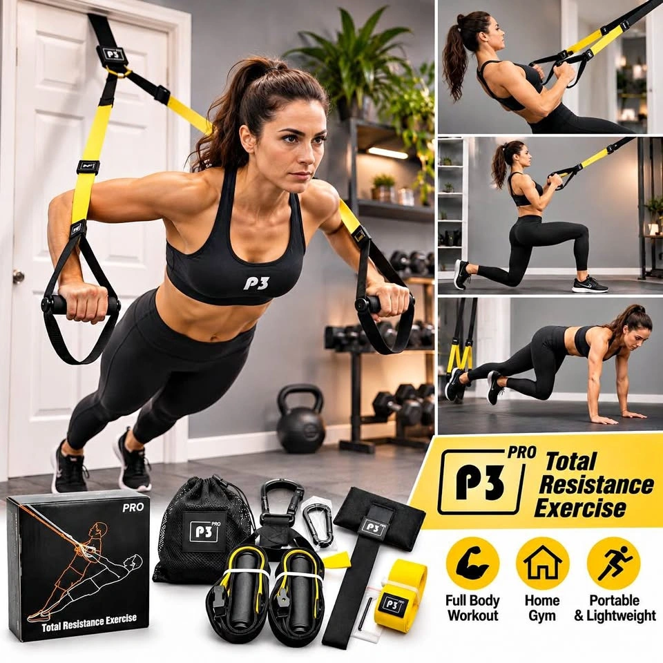 P3 Pro Total Resistance Exercise Trainer – Complete Kit