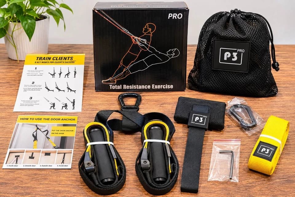 P3 Pro Total Resistance Exercise Trainer – Complete Kit - photo 3