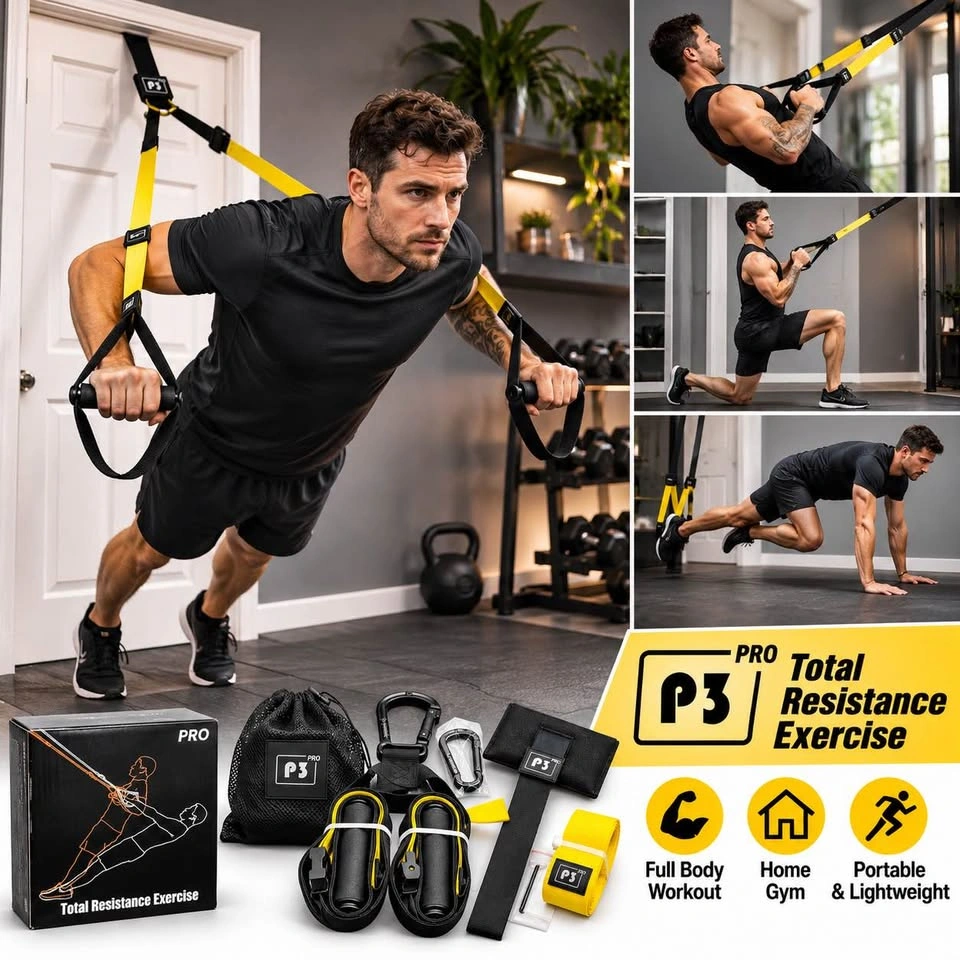 P3 Pro Total Resistance Exercise Trainer – Complete Kit - photo 4