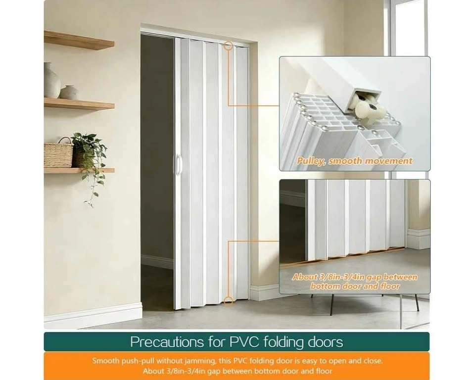 Brand new 30×80in PVC Internal Accordion Folding Door - photo 3