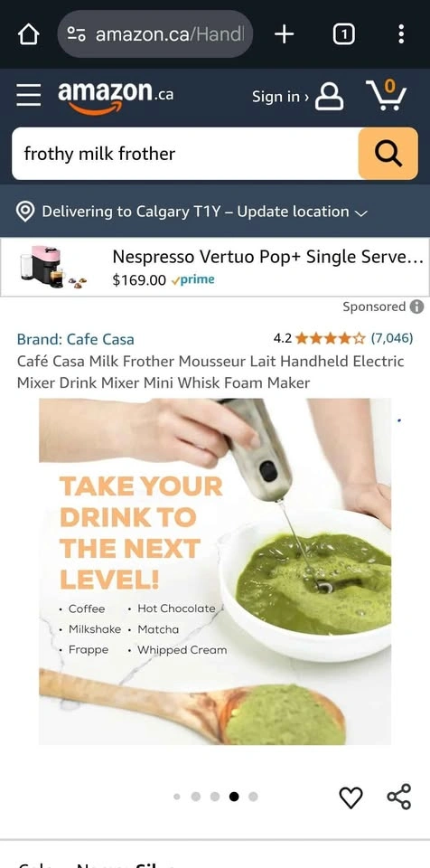 Café Casa Handheld Electric Milk Frother Mini Whisk - photo 5