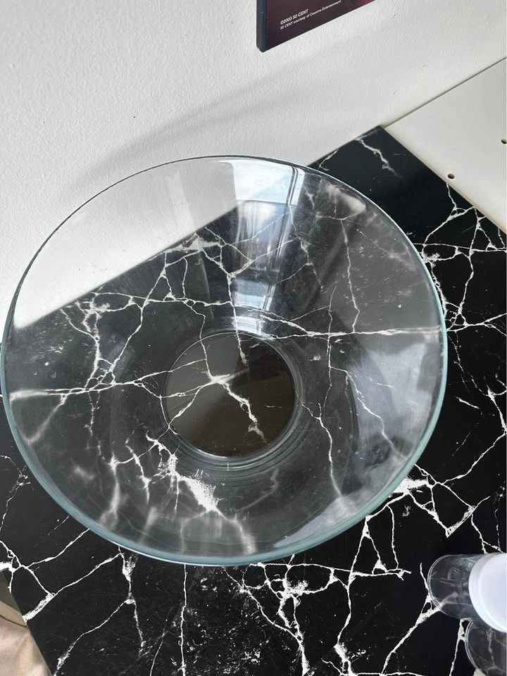 Clear Glass Serving Bowl - photo 2