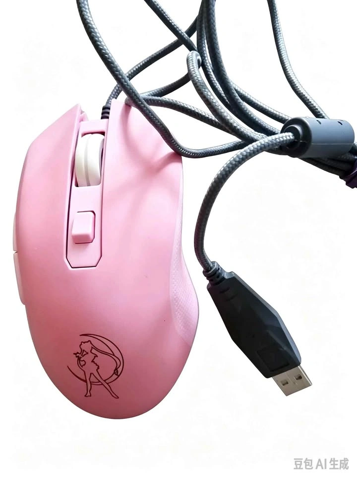 Pink Sailor Moon 6D Wired Gaming Mouse