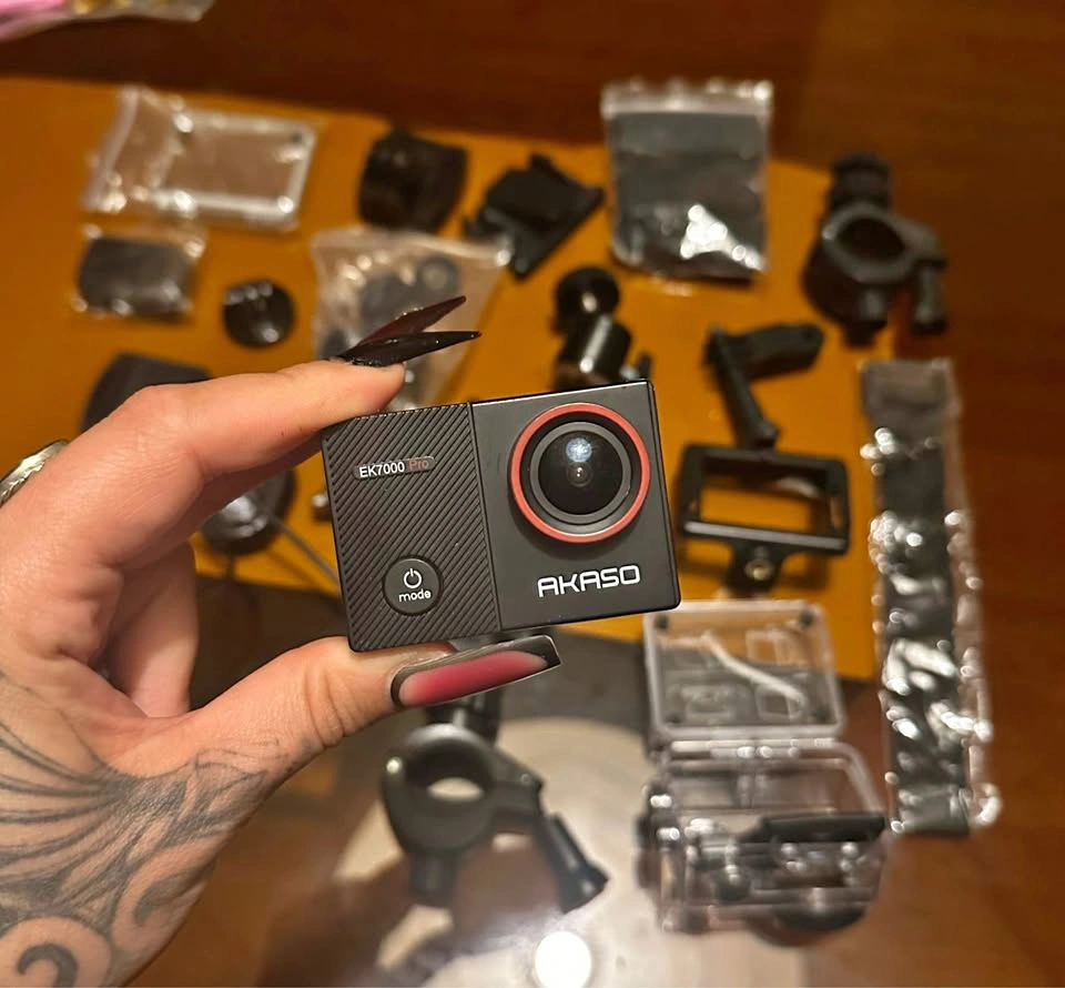 AKASO EK7000 Pro 4K Action Camera with Accessories