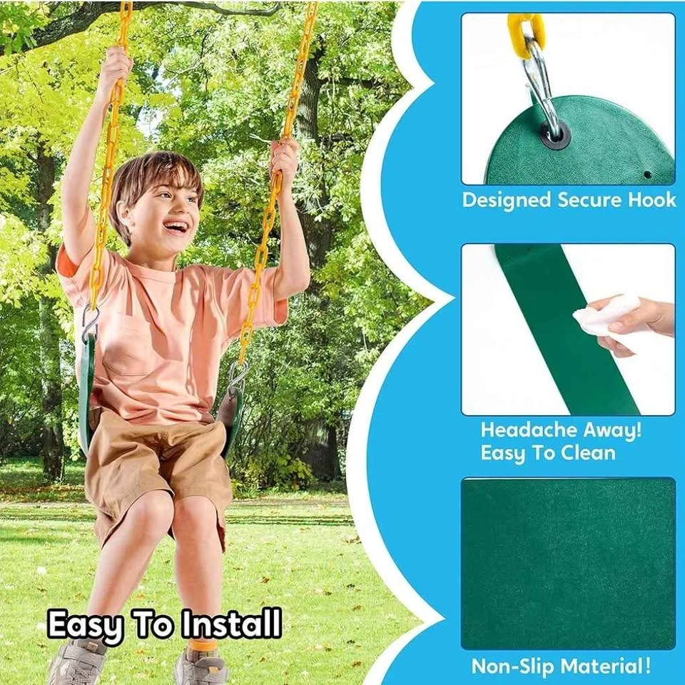 Brand New Swing Seat 250lb with Anti-Rust Chains - photo 3