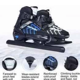 YHYABC Adjustable Ice Hockey Skates - Size Large (6-8 US) - photo 5