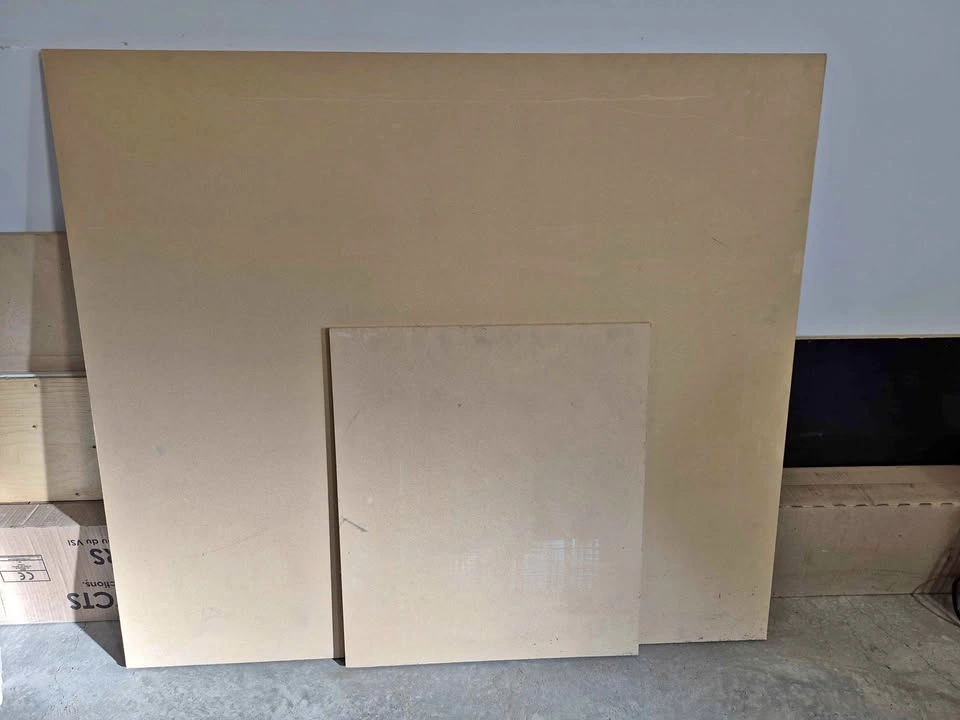½" MDF Boards – 2 Pieces – $20