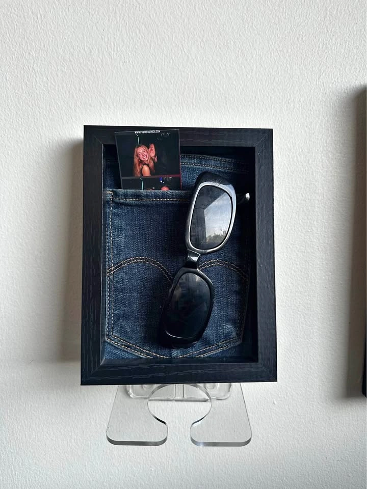 Levi's Denim Pocket Shadow Box Wall Art