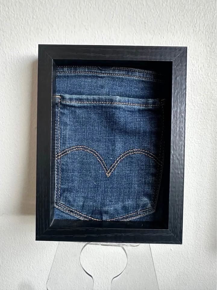 Levi's Denim Pocket Shadow Box Wall Art - photo 2