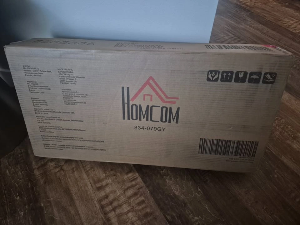 NEW HOMCOM Bathroom Storage Cabinet – Grey - photo 5
