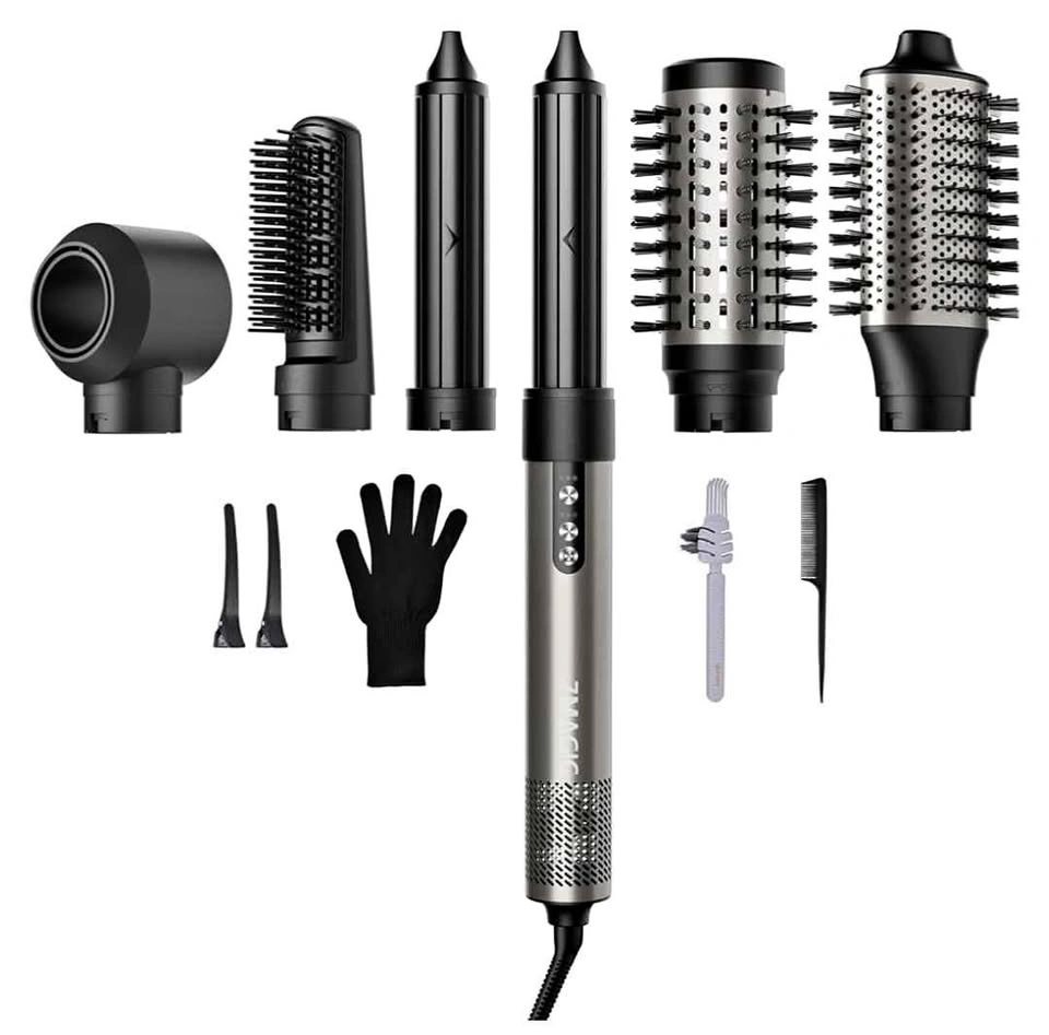 7MAGIC 6-in-1 Hair Dryer Brush & Styler, 1200W