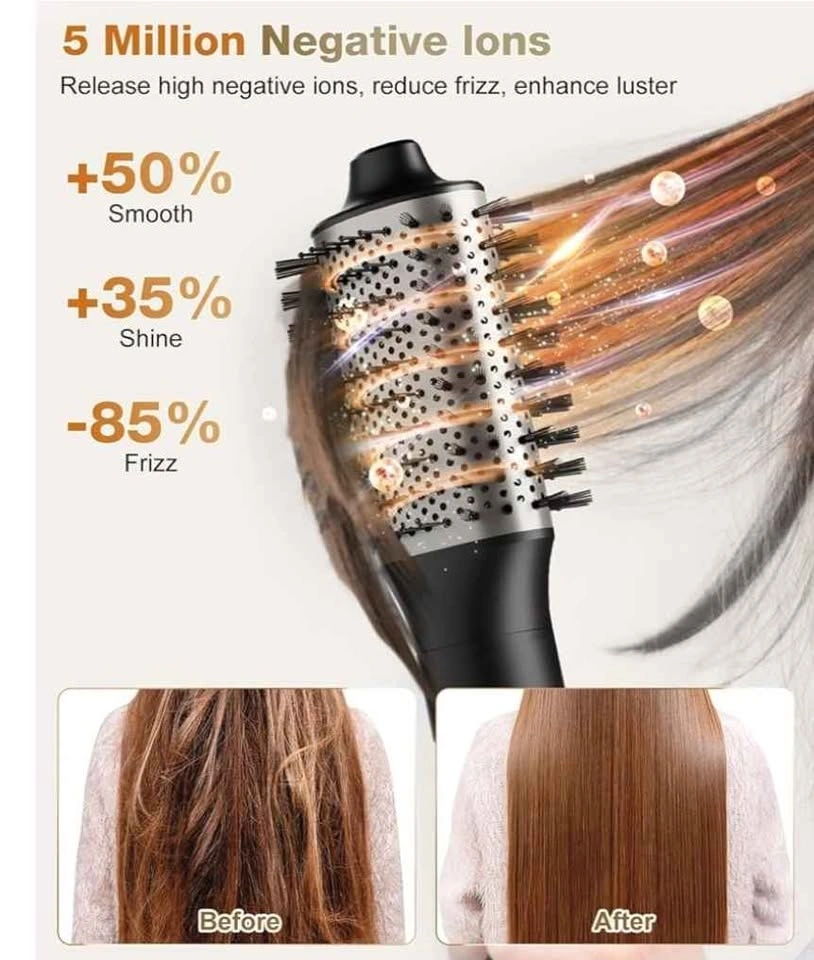 7MAGIC 6-in-1 Hair Dryer Brush & Styler, 1200W - photo 3