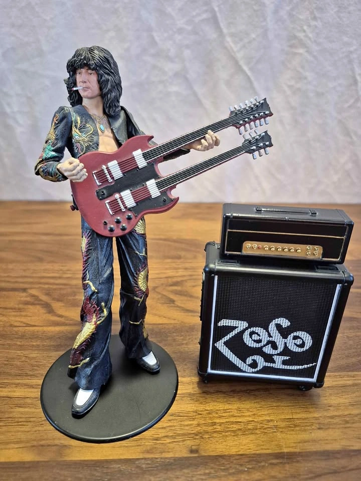Jimmy Page – Led Zeppelin Collectible Figure with Guitar & Amp –