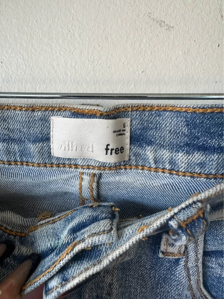 Wilfred Free Denim Mini Skirt - photo 2